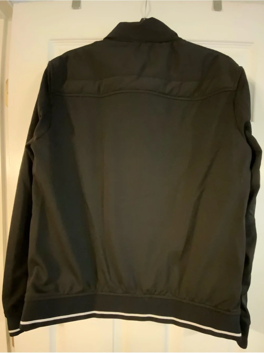 Denim & Flower Men's Black Quilted Zip-Front Jacket